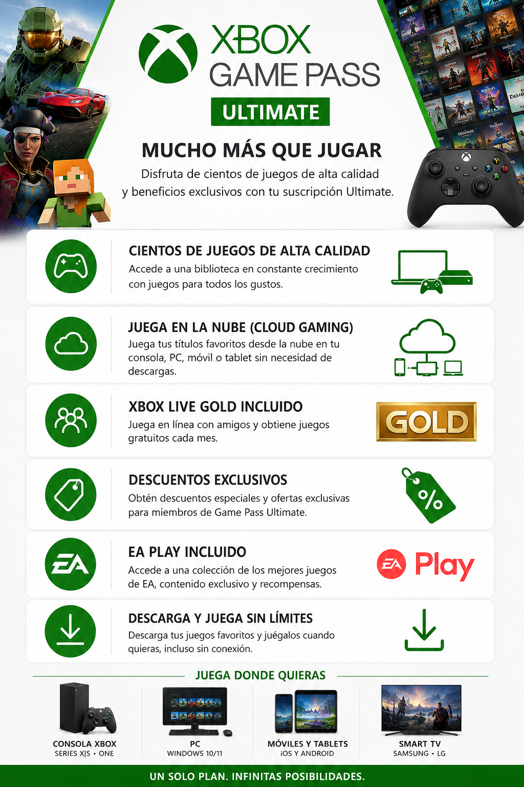 GamePass Ultimate 1 MES | Cuenta Primaria