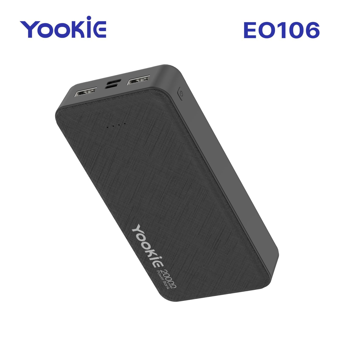 Power Bank Yookie EO106 | 20000mAh Carga Rápida