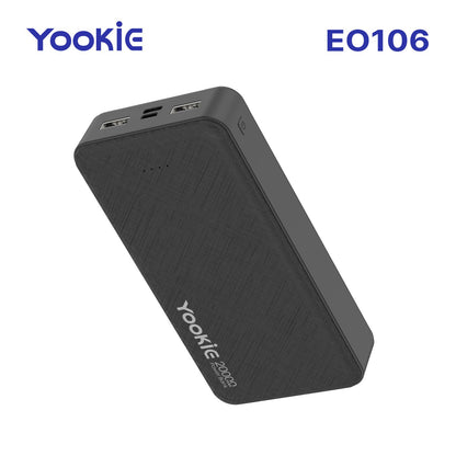 Power Bank Yookie EO106 | 20000mAh Carga Rápida
