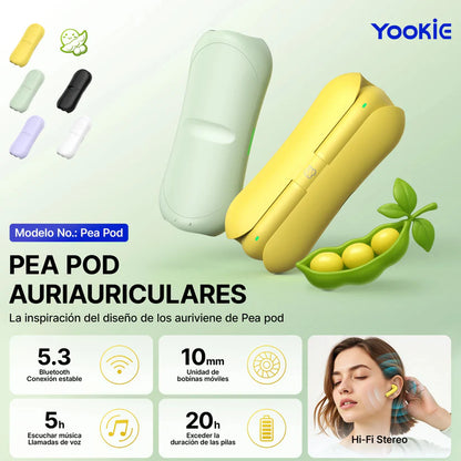 Audífonos Inalámbricos | Yookie Pea Pod